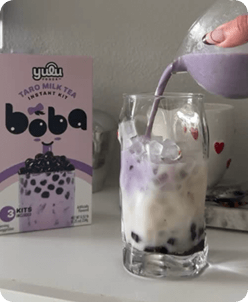 Jasmine tea, Açaí, and boba 4