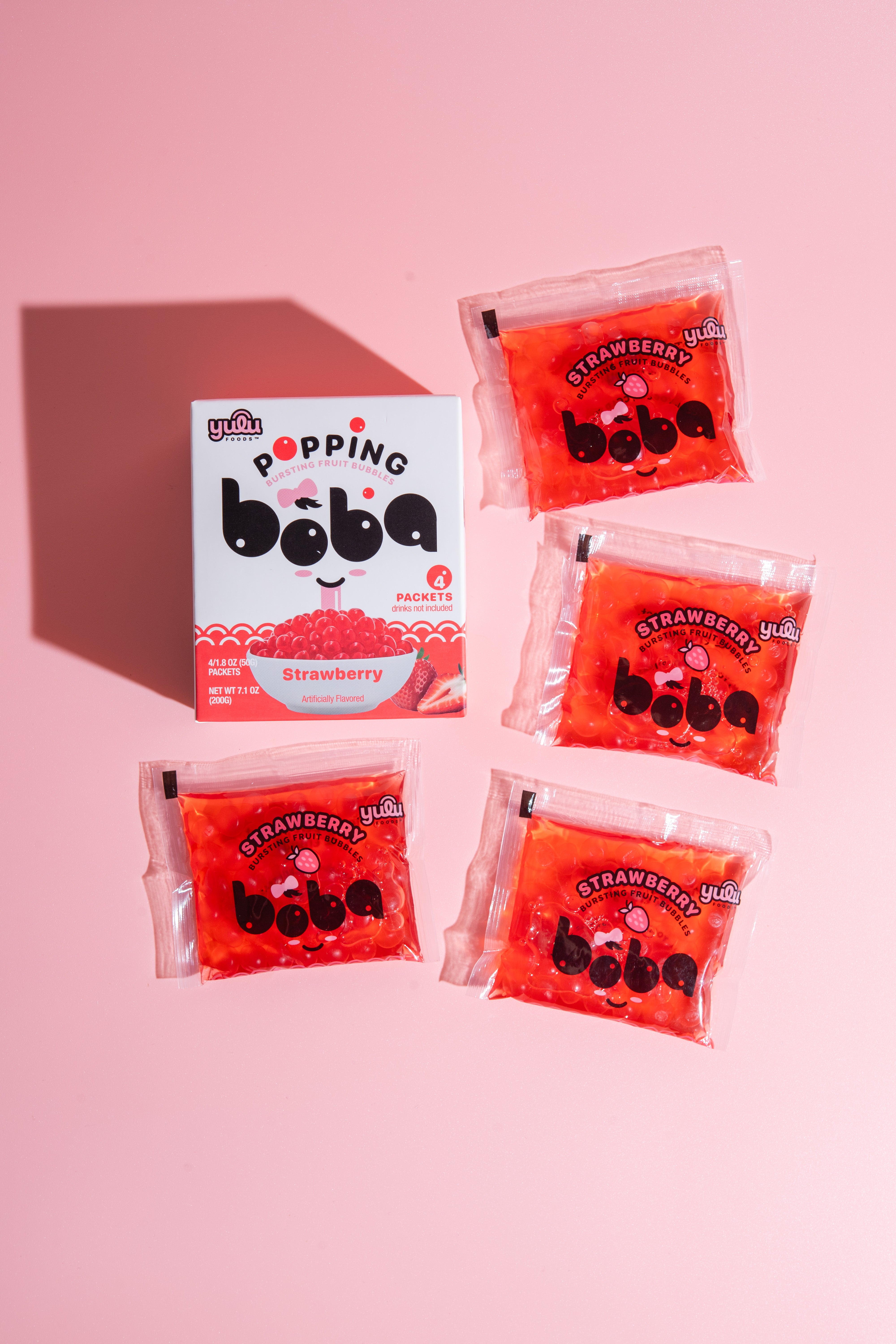 Strawberry Popping Boba 4pk