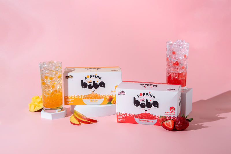 Strawberry Popping Boba 20 Serving