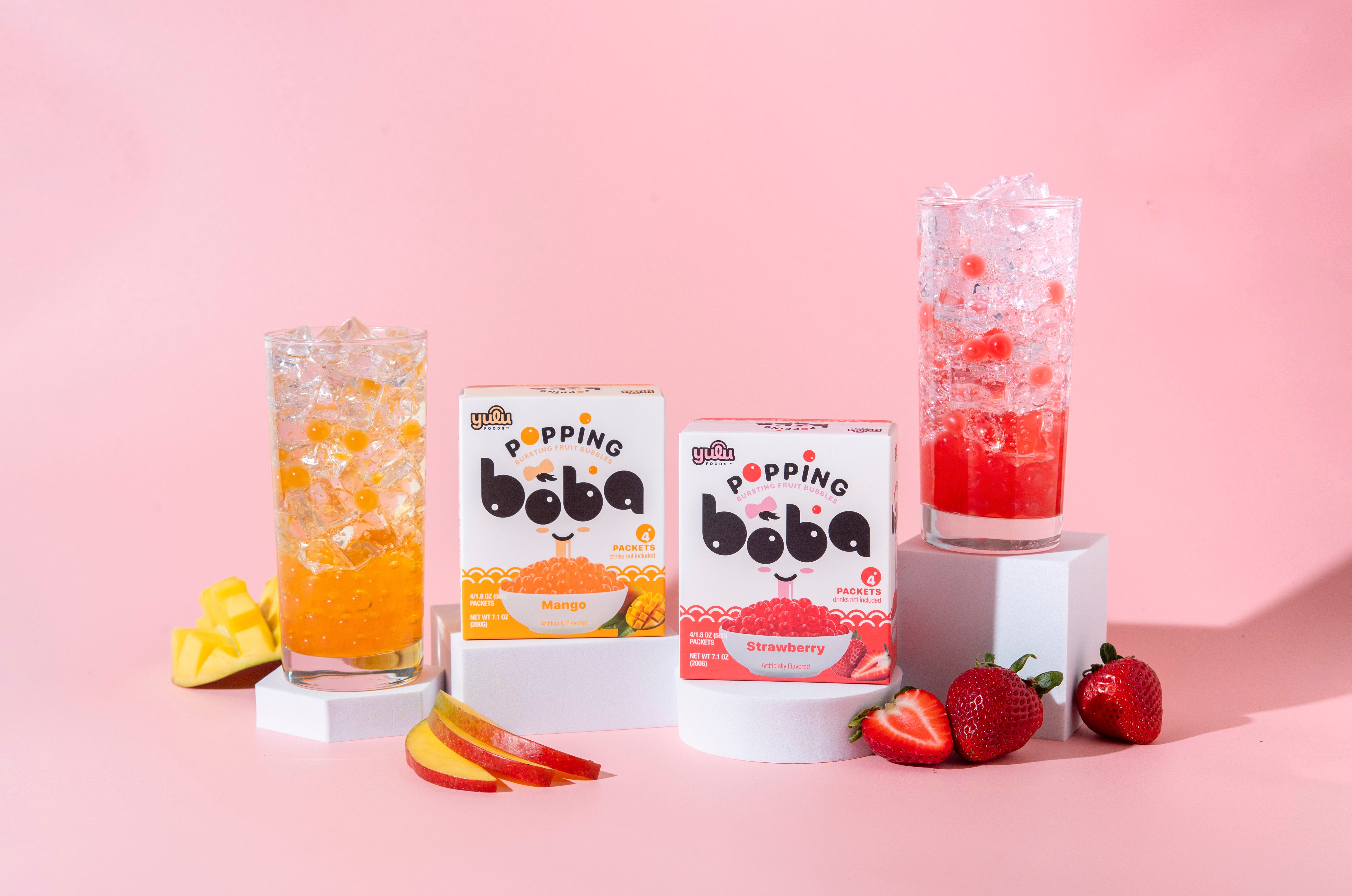 Strawberry Popping Boba 4pk