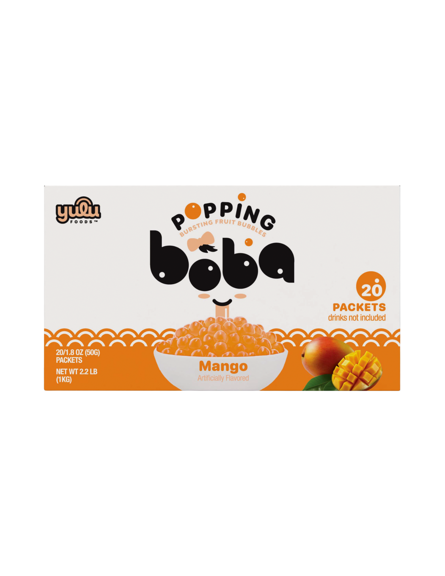 Mango Popping Boba 20 pk