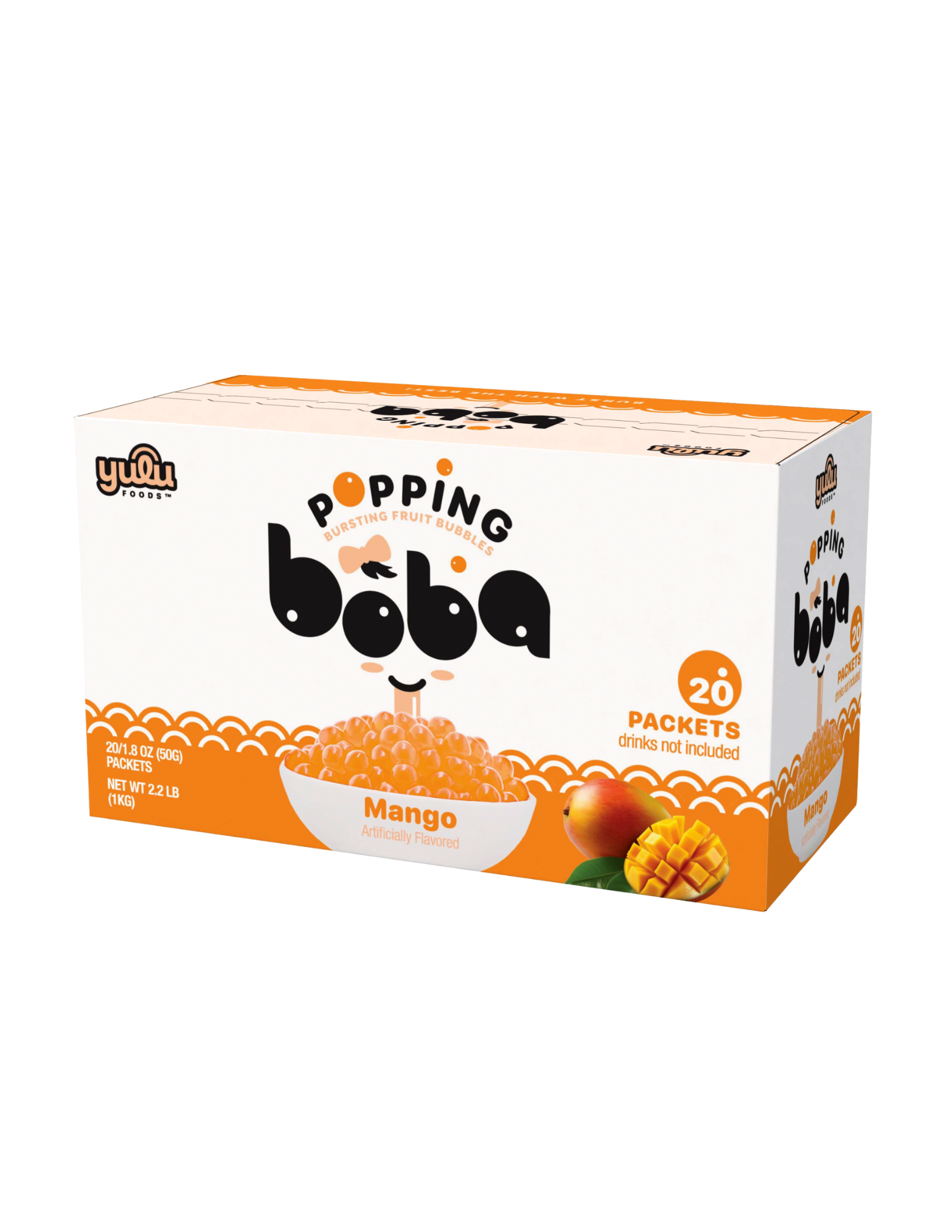 Mango Popping Boba 20 pk
