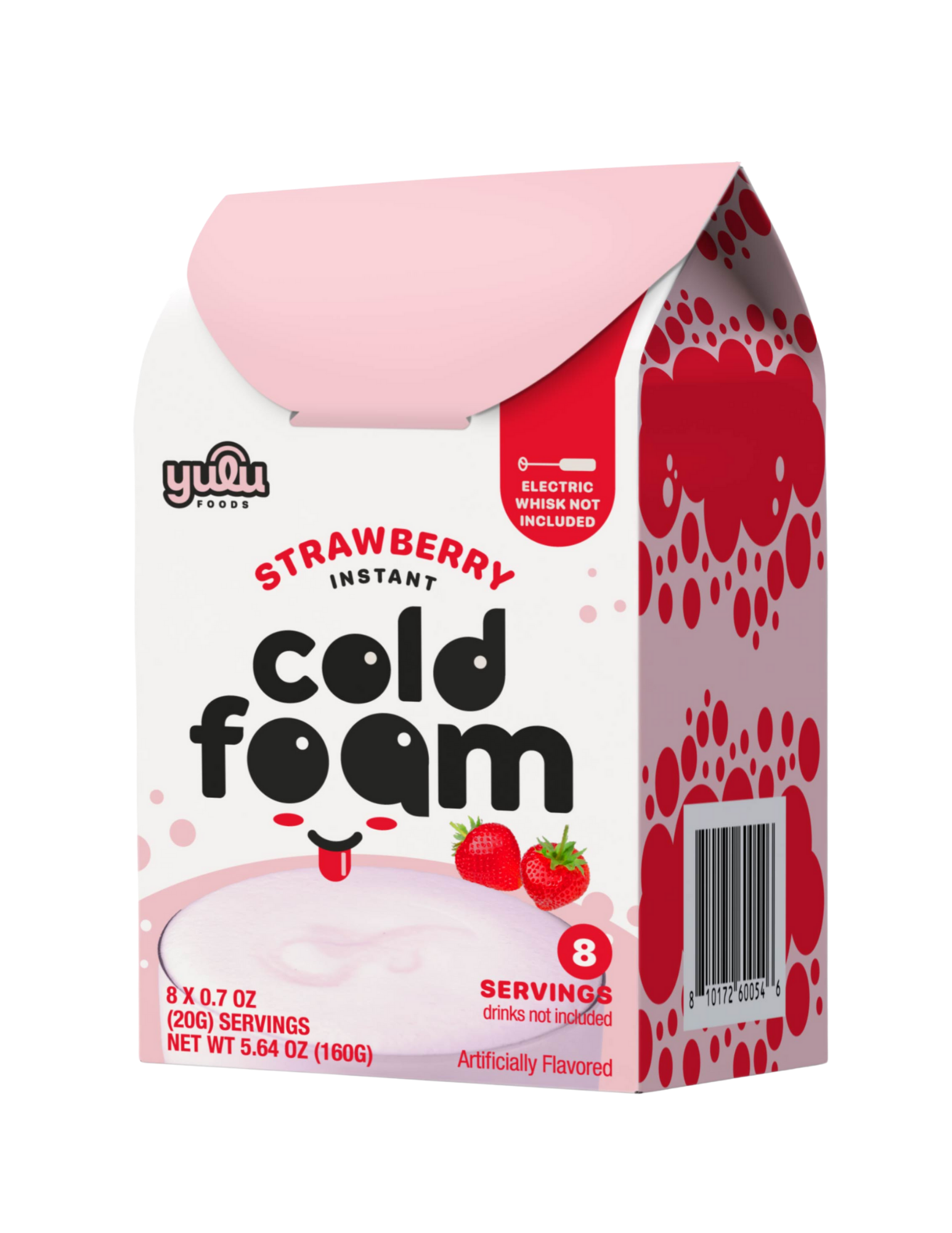 Yulu - Instant Cold Foam Sticks 8ct -Strawberry