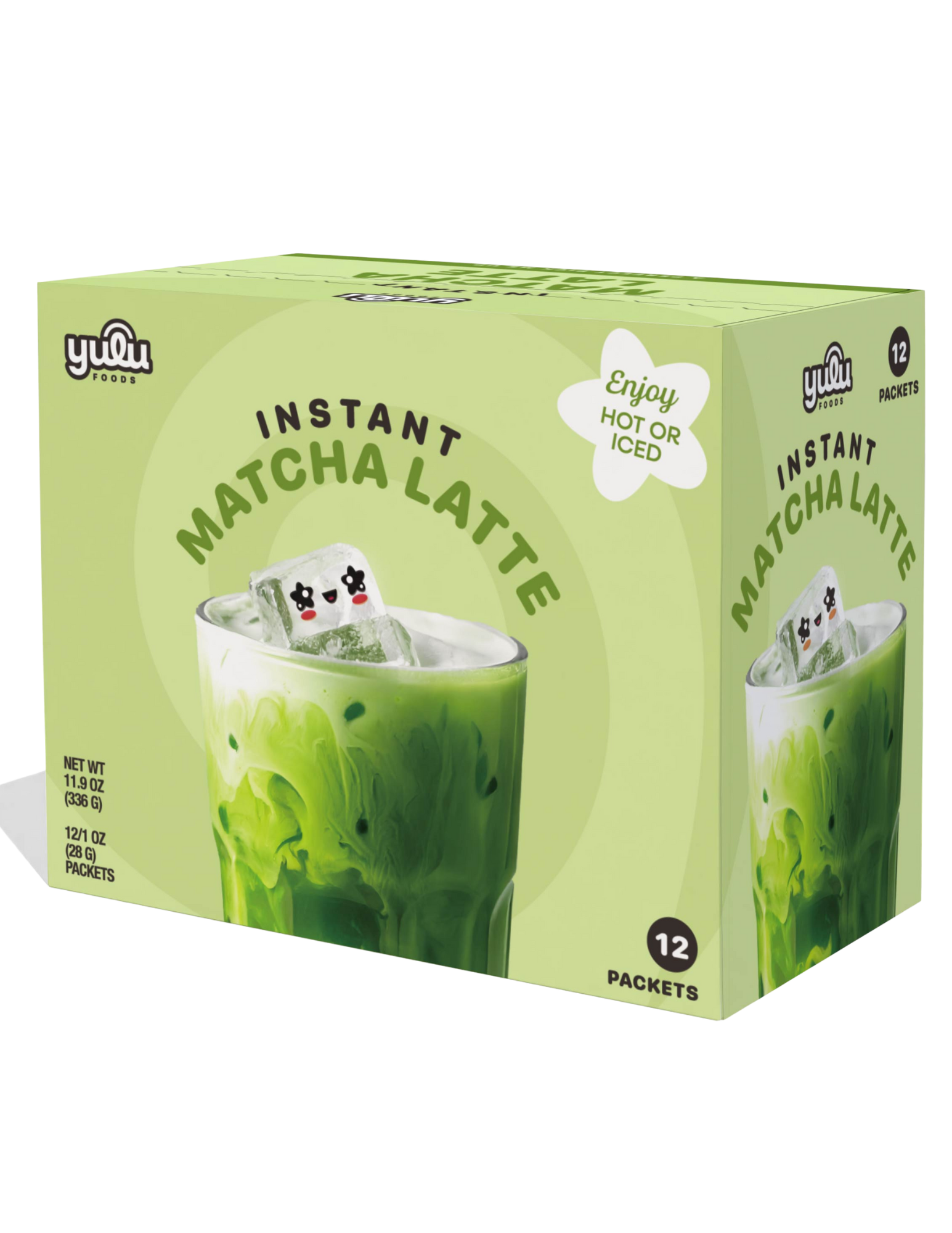 Yulu - Instant Matcha Latte Mix - 12 Servings