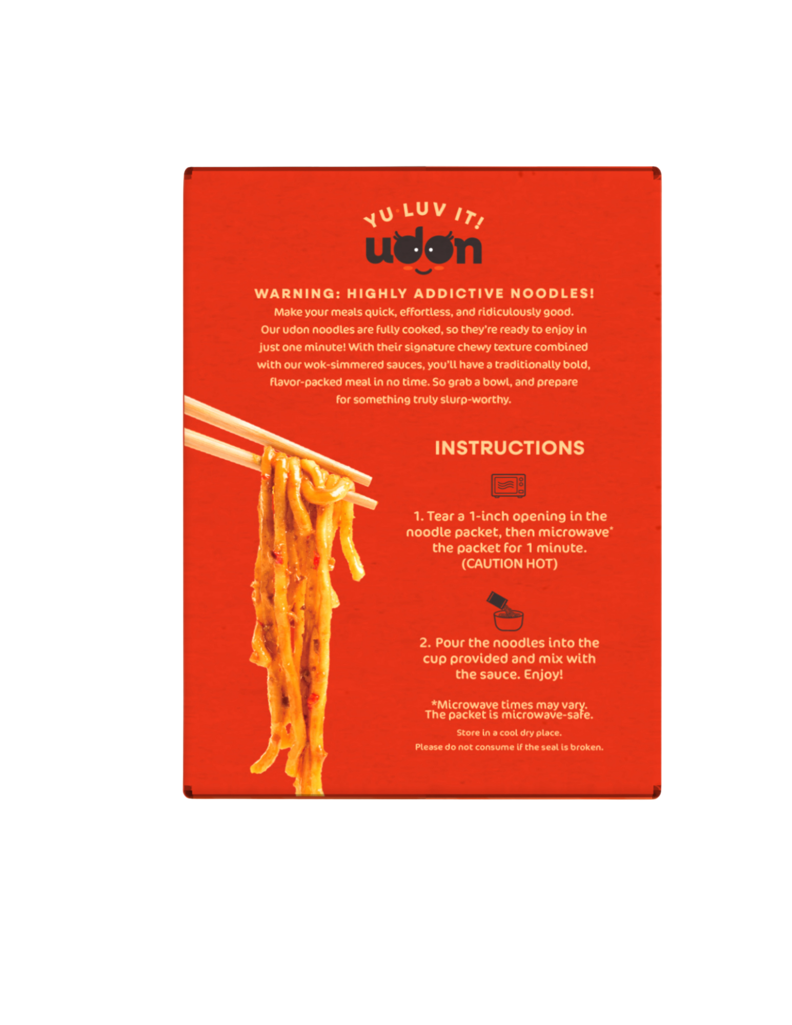 Nom Nom Udon - 6 Single Serve Cups - Spicy Miso