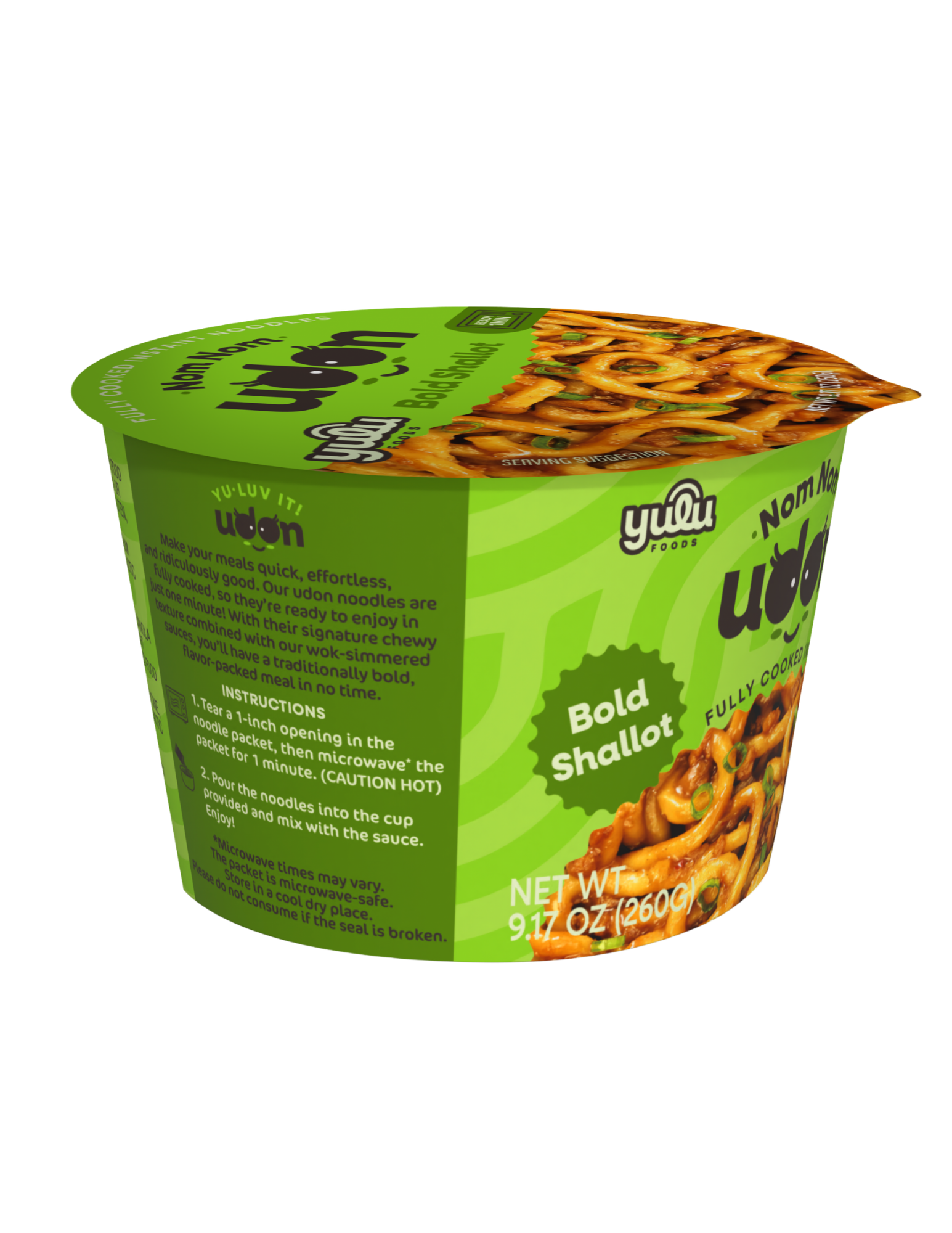 Nom Nom Udon - Single Serve Cup -Bold Shallot