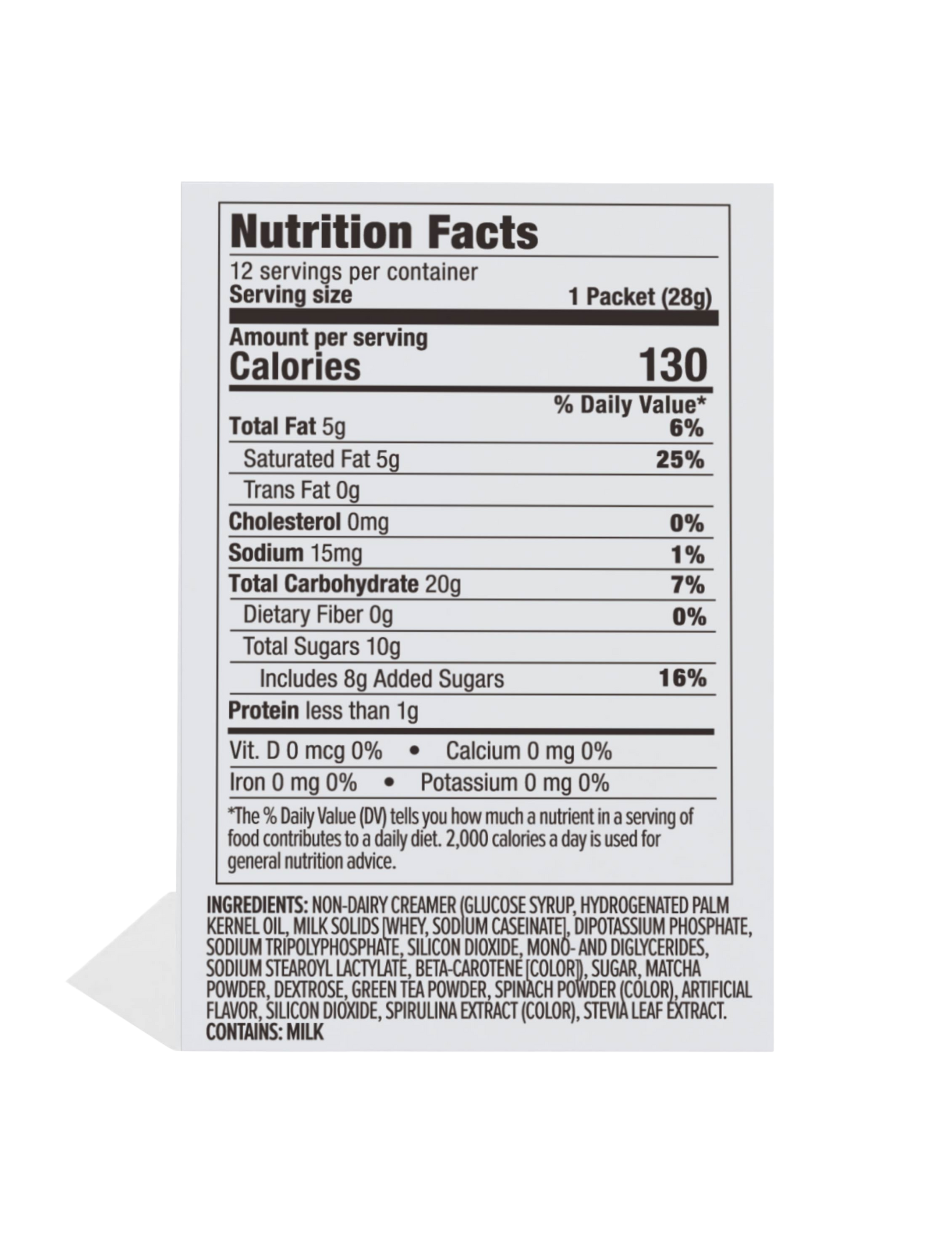 Yulu - Instant Matcha Latte Mix - 12 Servings