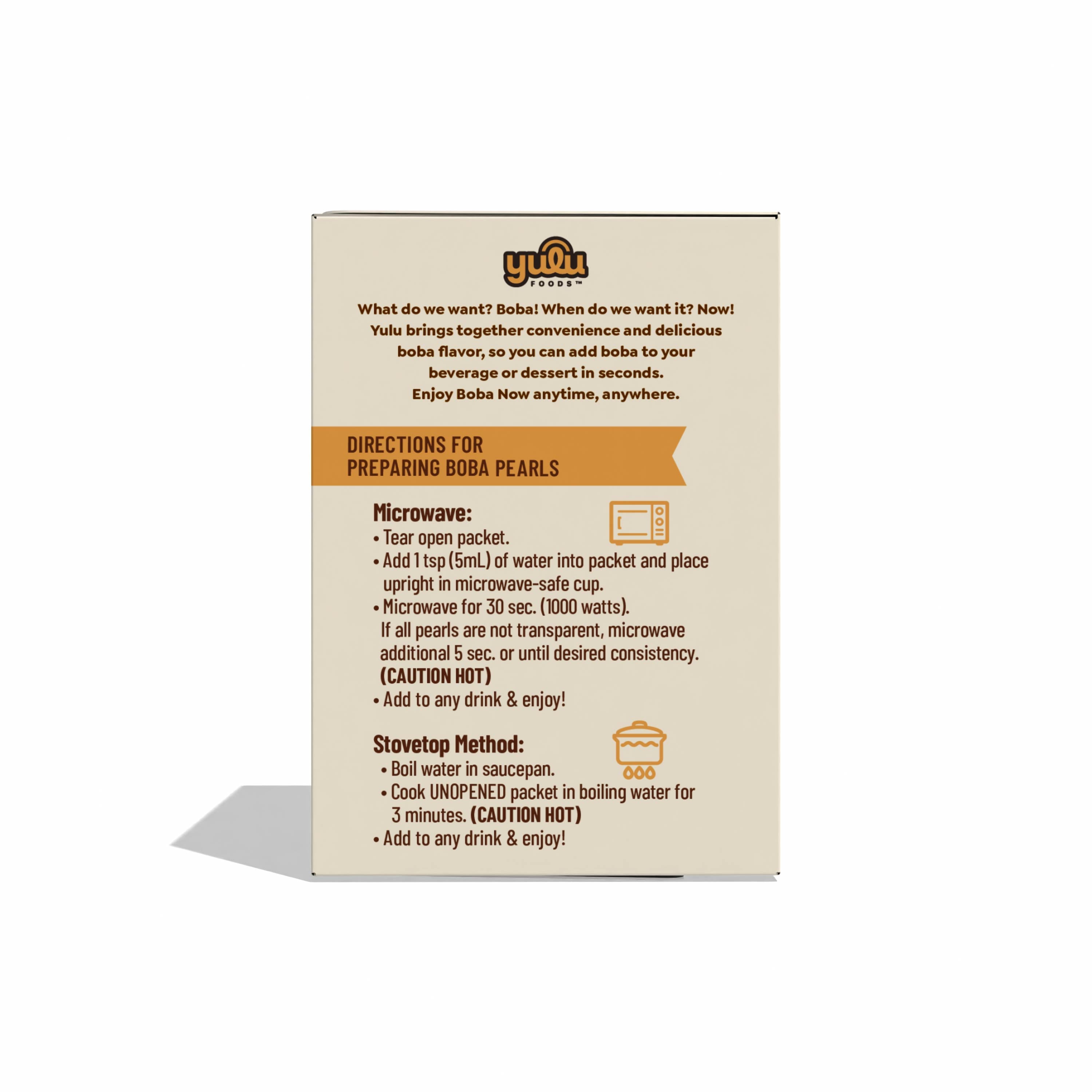 Boba Now - Brown Sugar Instant Boba - 12PK