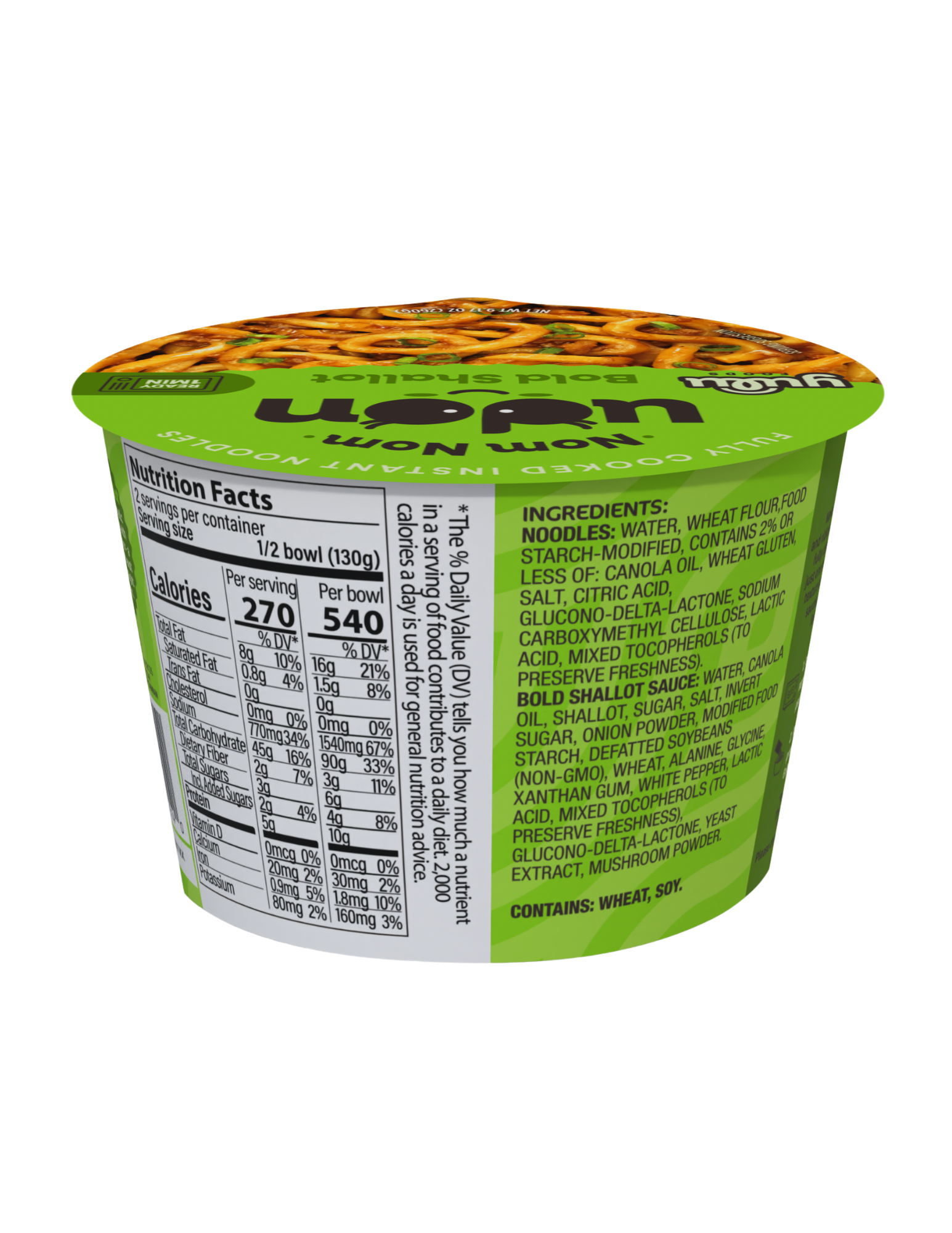 Nom Nom Udon - Single Serve Cup -Bold Shallot