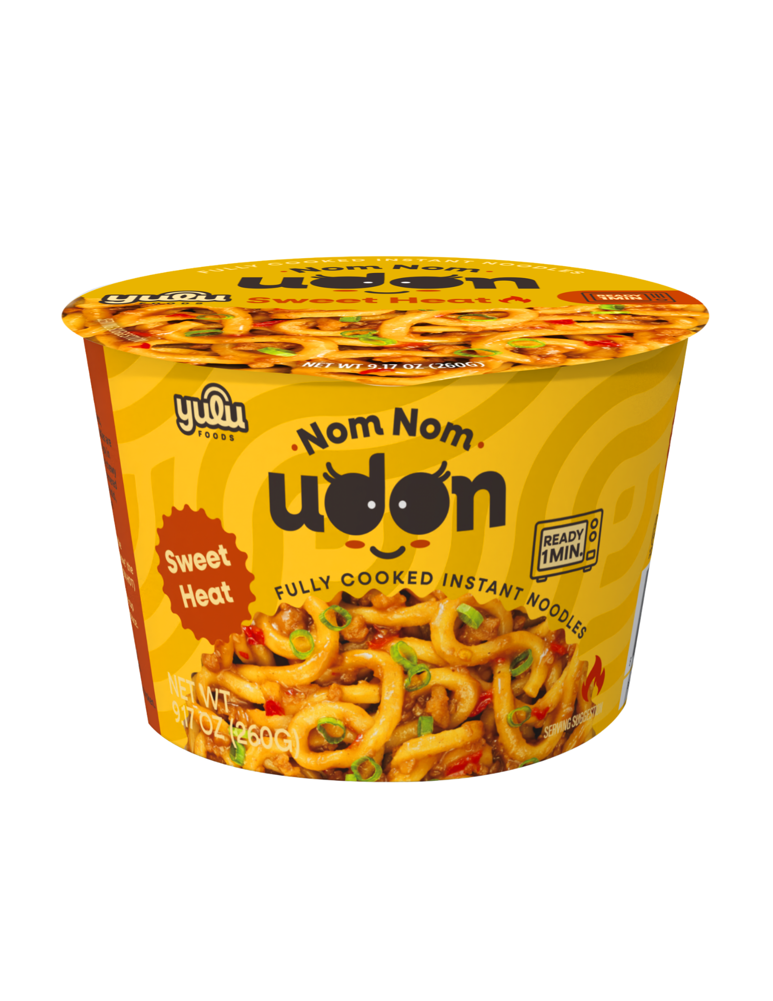Nom Nom Udon - Single Serve Cup - Sweet Heat 9.17 oz (260g)