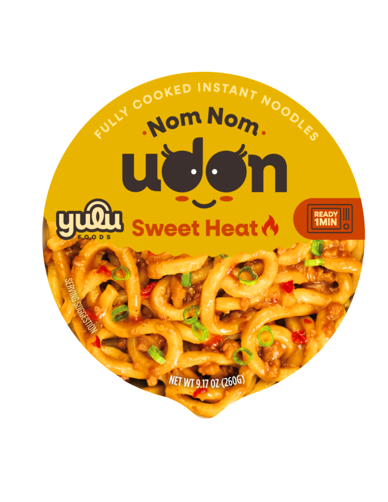 Nom Nom Udon - Single Serve Cup - Sweet Heat 9.17 oz (260g)