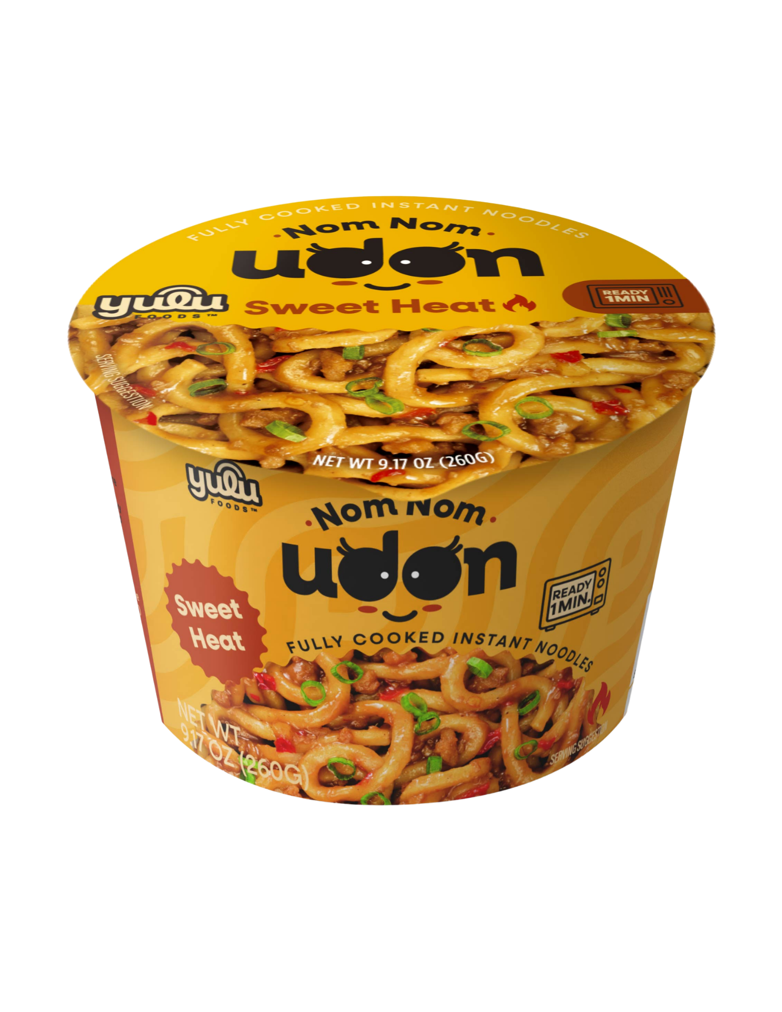 Nom Nom Udon - Single Serve Cup - Sweet Heat 9.17 oz (260g)