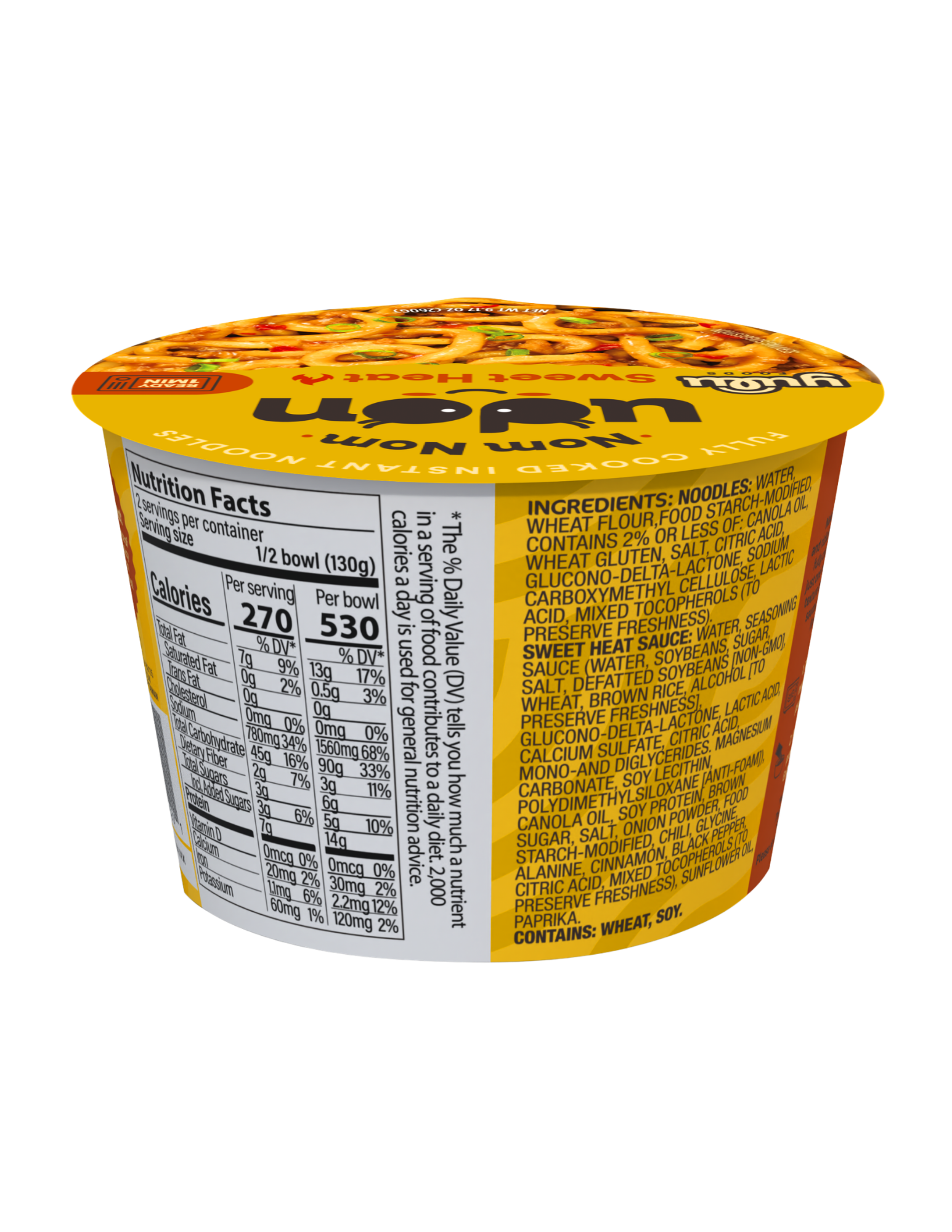 Nom Nom Udon - Single Serve Cup - Sweet Heat 9.17 oz (260g)
