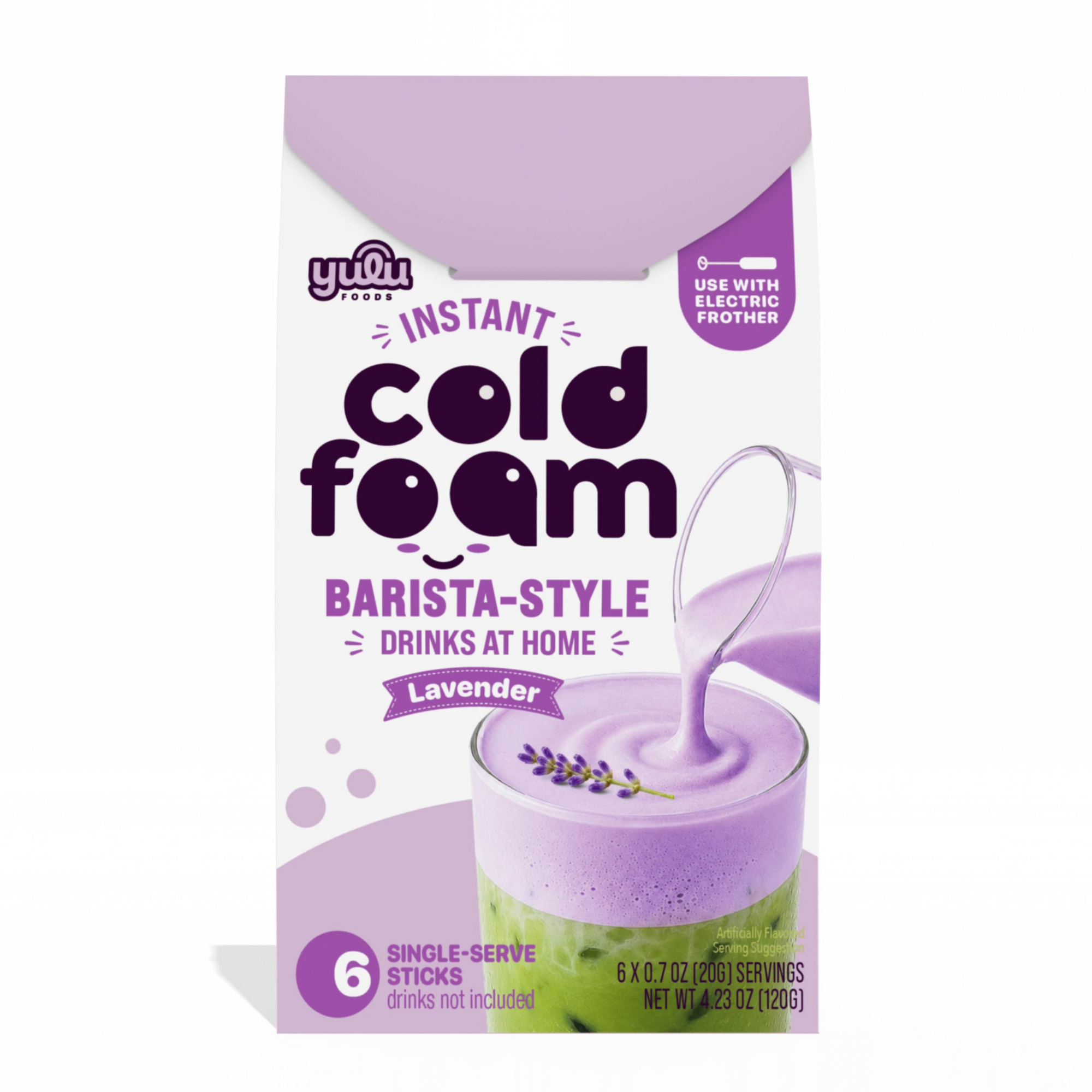 Instant Cold Foam Sticks 6 Count - Lavender