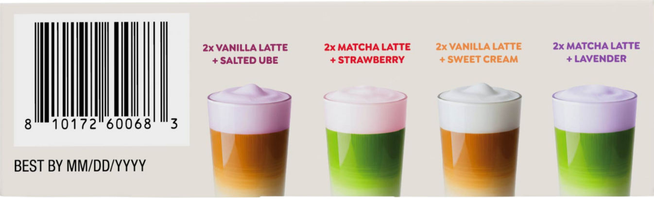 Instant Cold Foam Latte Kit - Variety Starter Pack 8 DRINKS