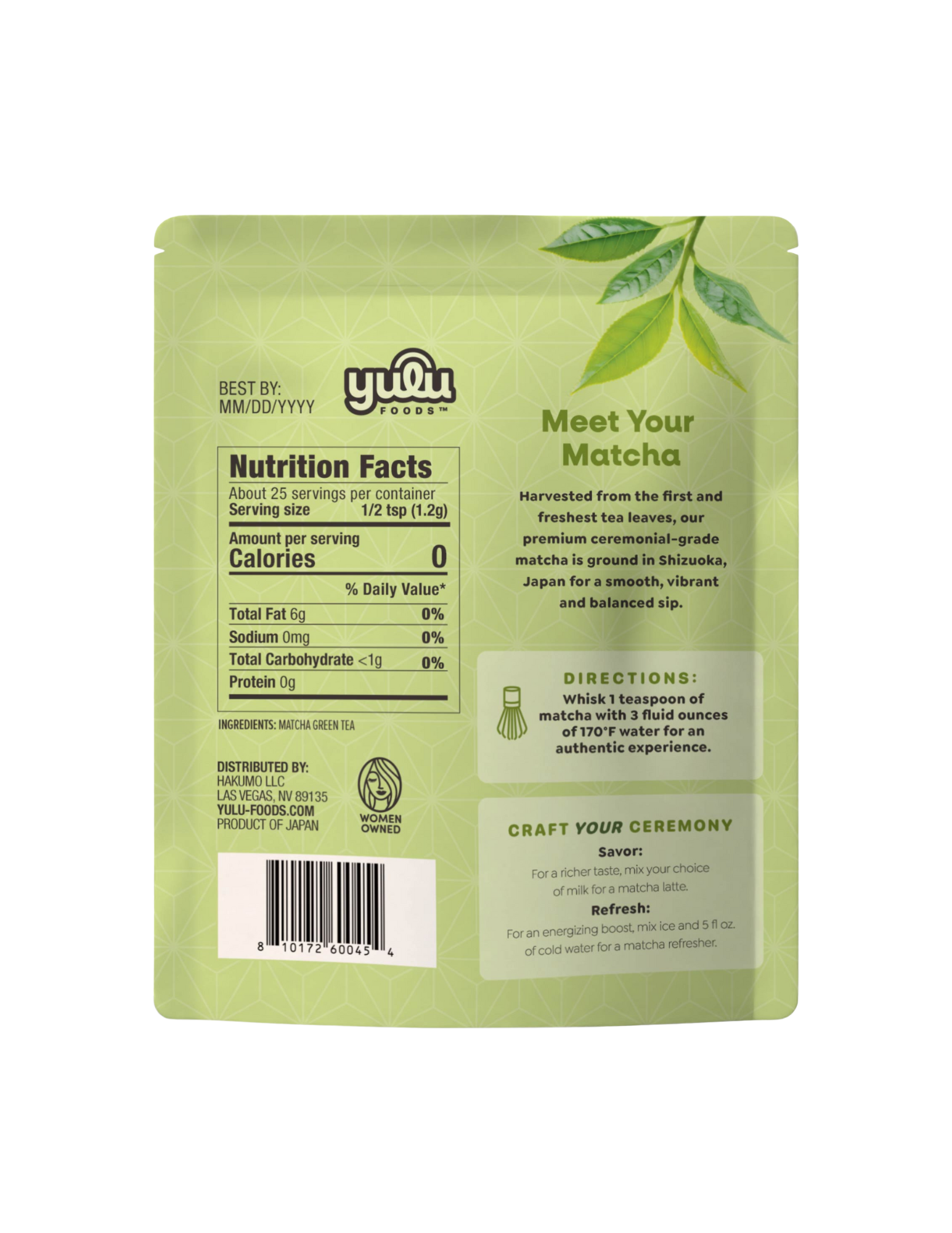 Matcha - Ceremonial Blend, First Harvest Premium