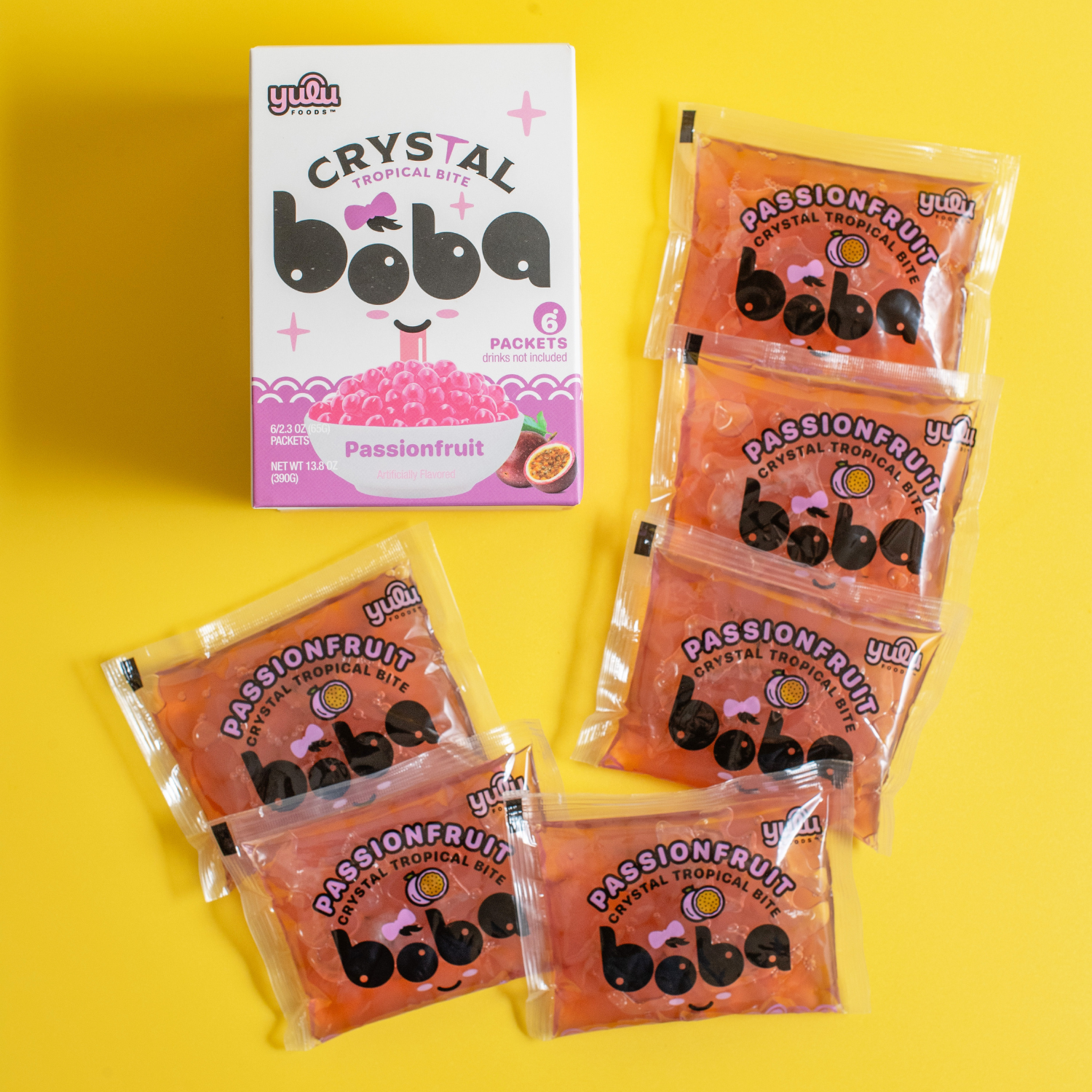 Crystal Boba - 6/65g - Passion Fruit