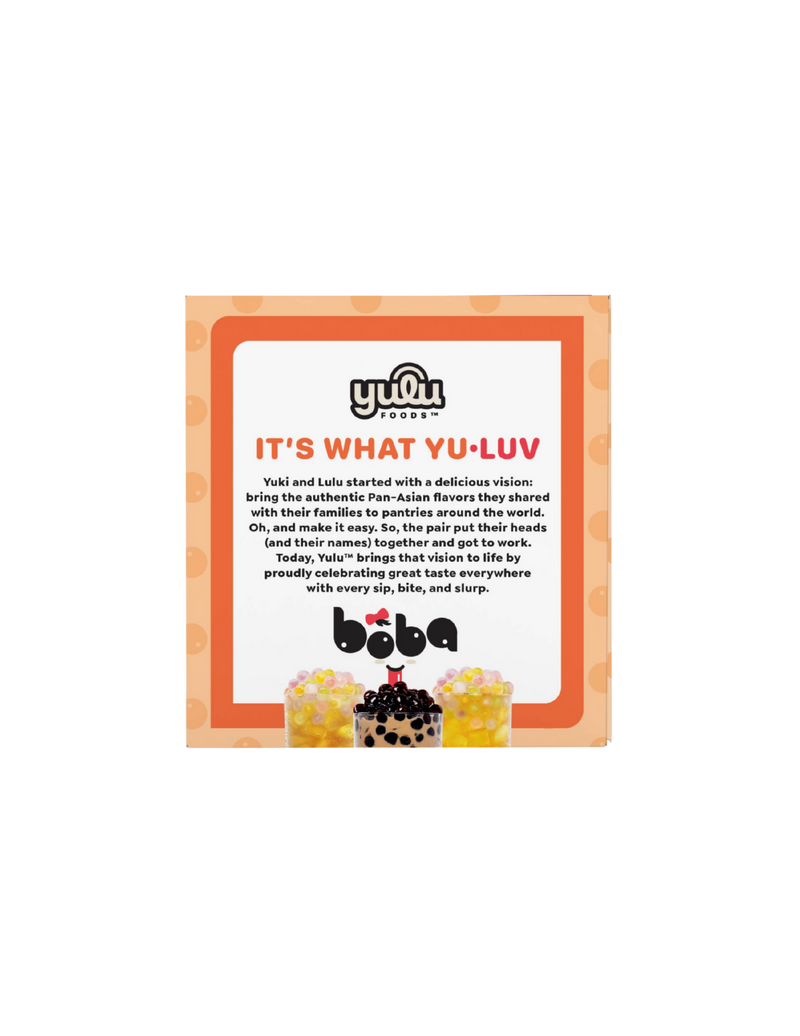 Yulu Foods Instant Bubble Pearl Variety Milk & Fruity Tea Kit with Authentic Brown Sugar and Fruity Tapioca Pearls