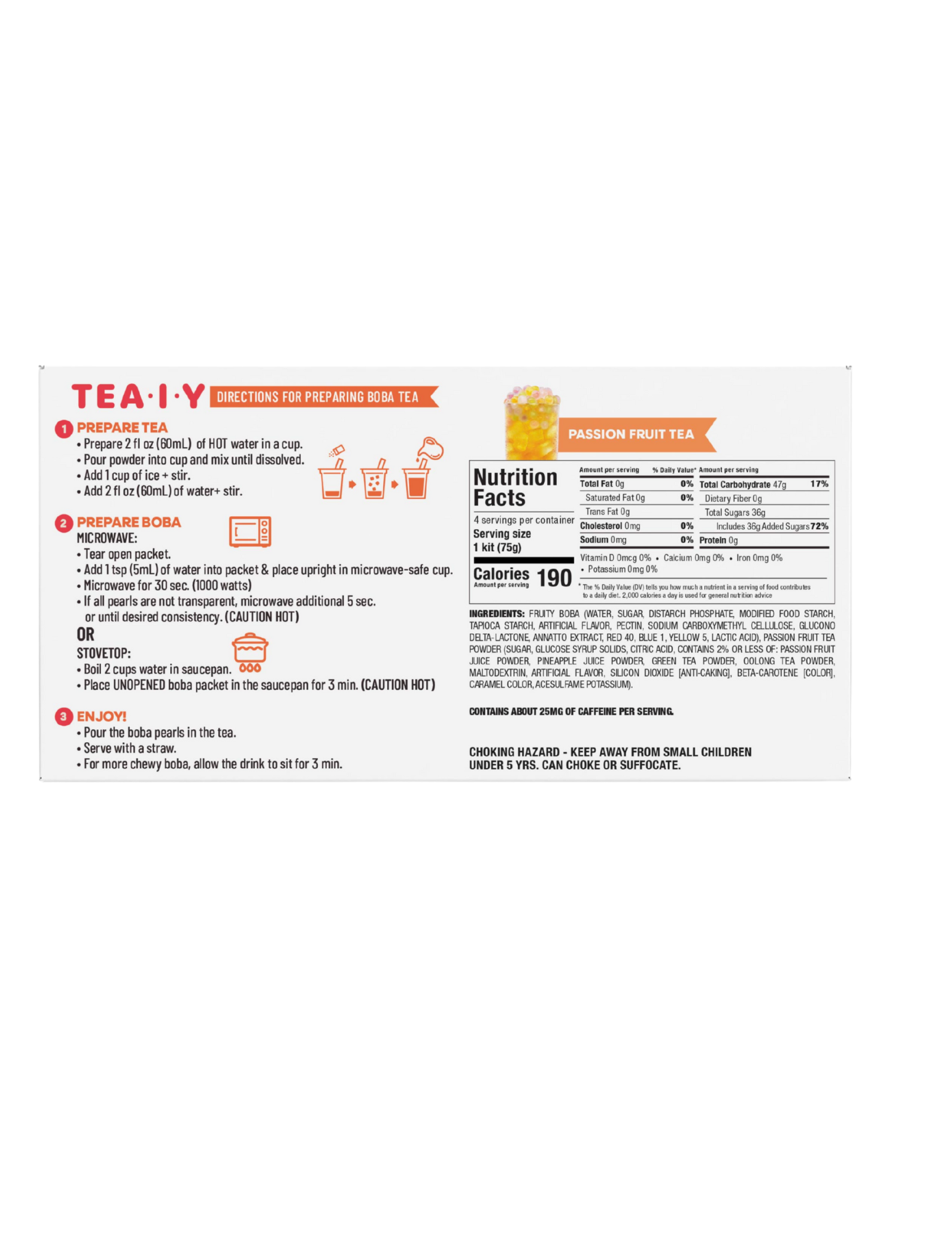 Yulu 10drink Variety No2- 2/classic 4/passion 4/mango