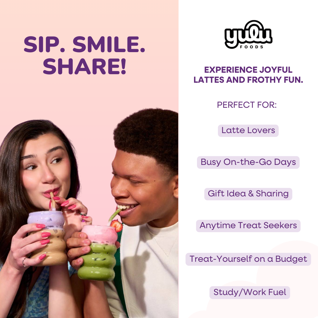 Yulu - Instant Cold Foam Sticks 12ct - Salted Ube