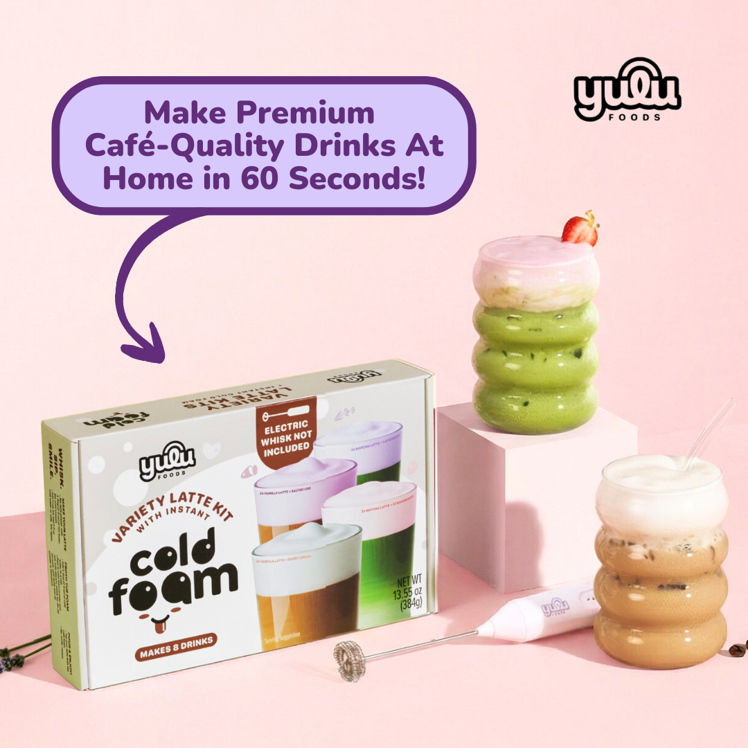 Yulu - Instant Cold Foam Sticks 12ct - Salted Ube