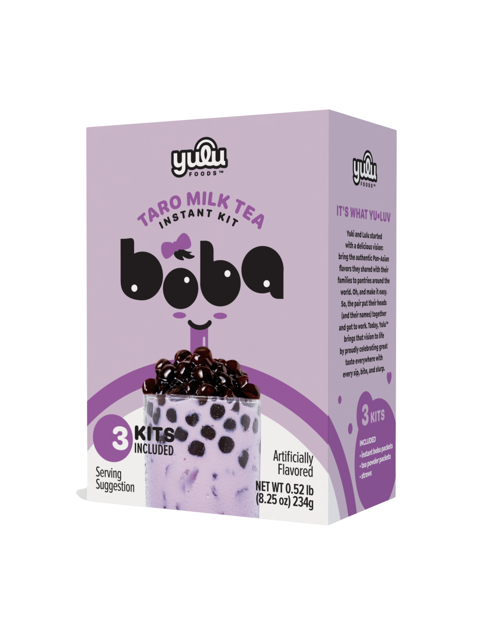 Taro Milk Tea Kit - Short Box