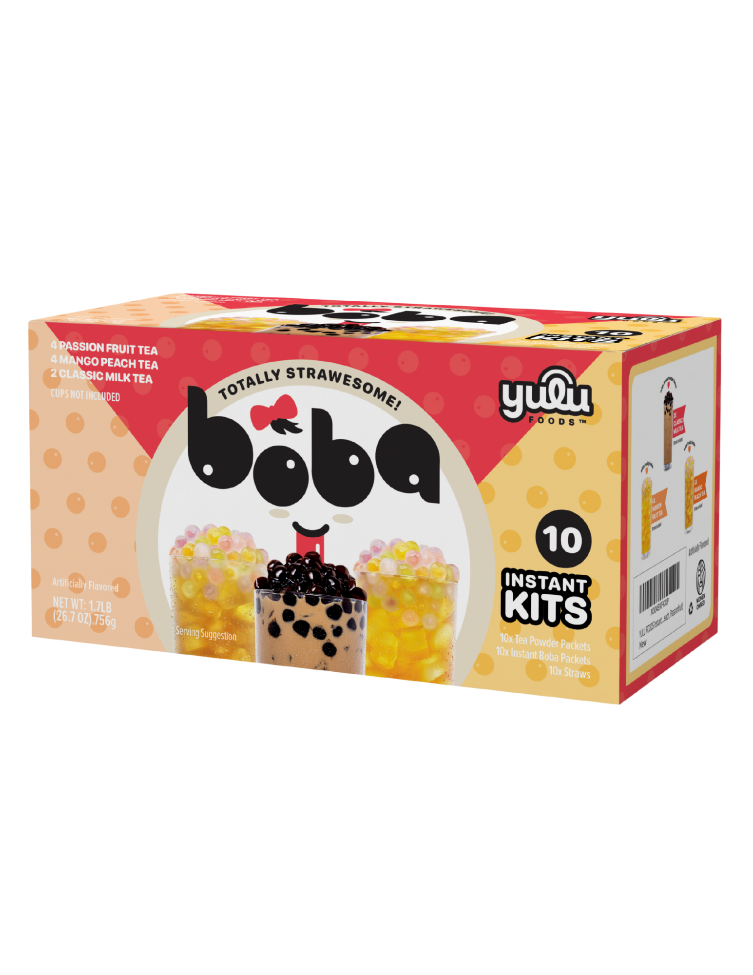 Yulu 10drink Variety No2- 2/classic 4/passion 4/mango