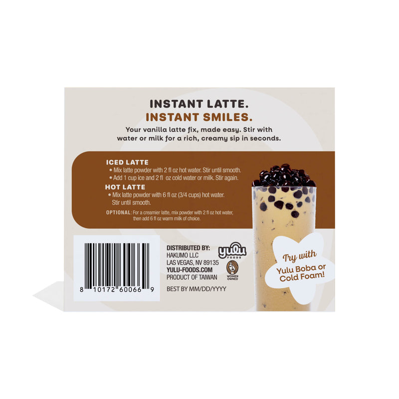 Instant Vanilla Latte