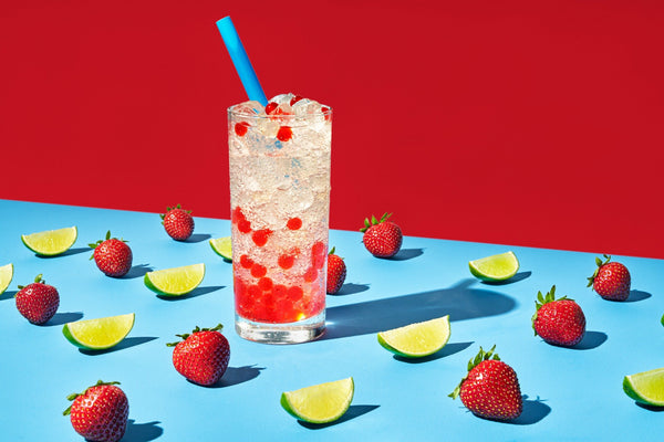 Strawberry Popping Boba 20 Serving