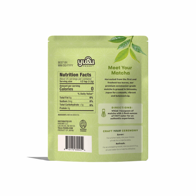 Matcha - Ceremonial Blend, First Harvest Premium