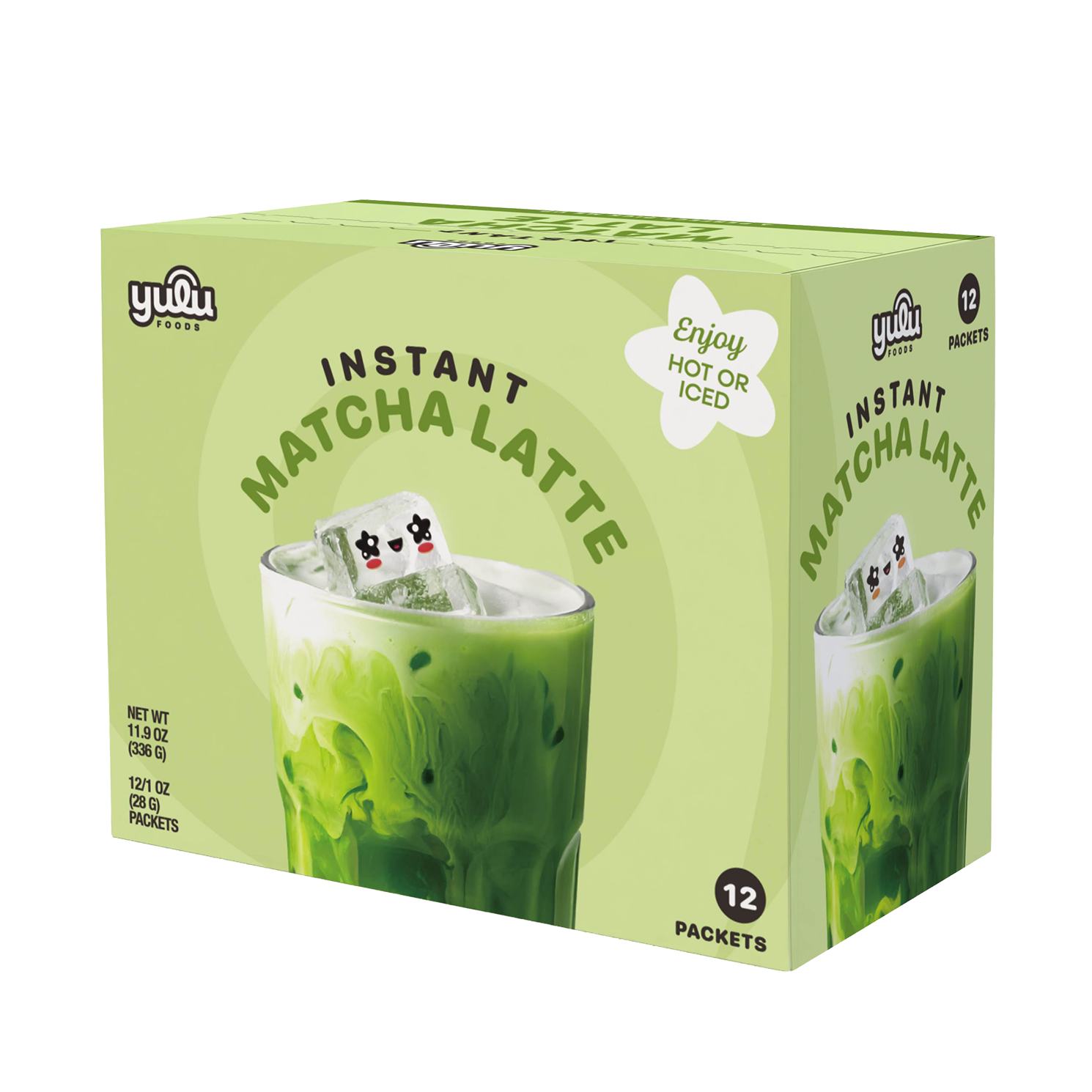 Yulu - Instant Matcha Latte Mix - 12 Servings