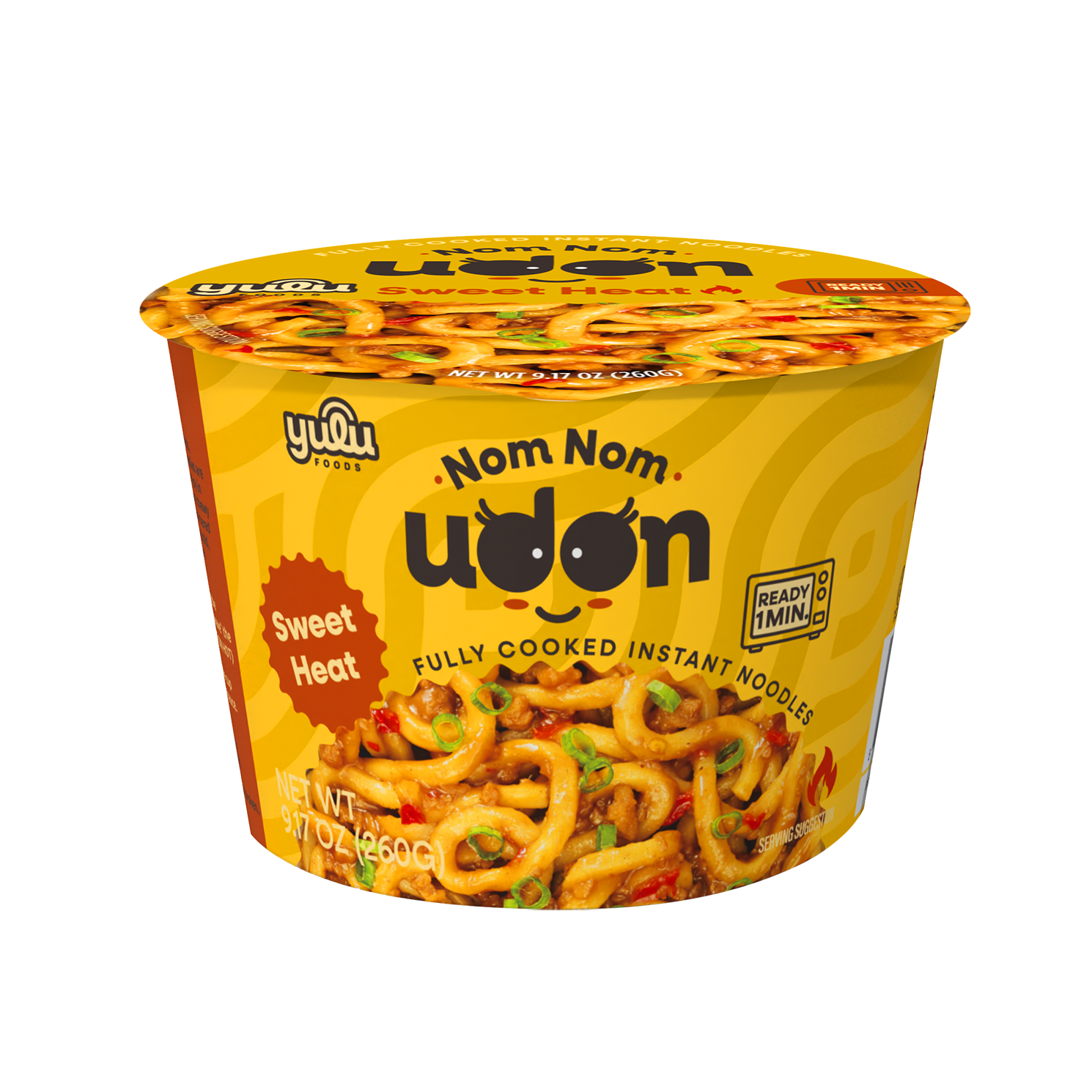 Nom Nom Udon - Single Serve Cup - Sweet Heat 9.17 oz (260g)