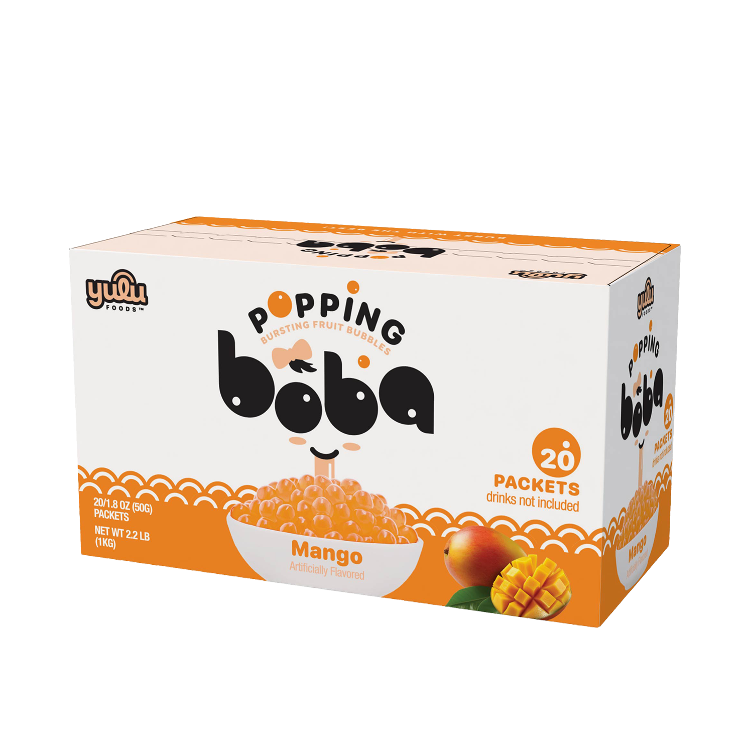 Mango Popping Boba 20 pk