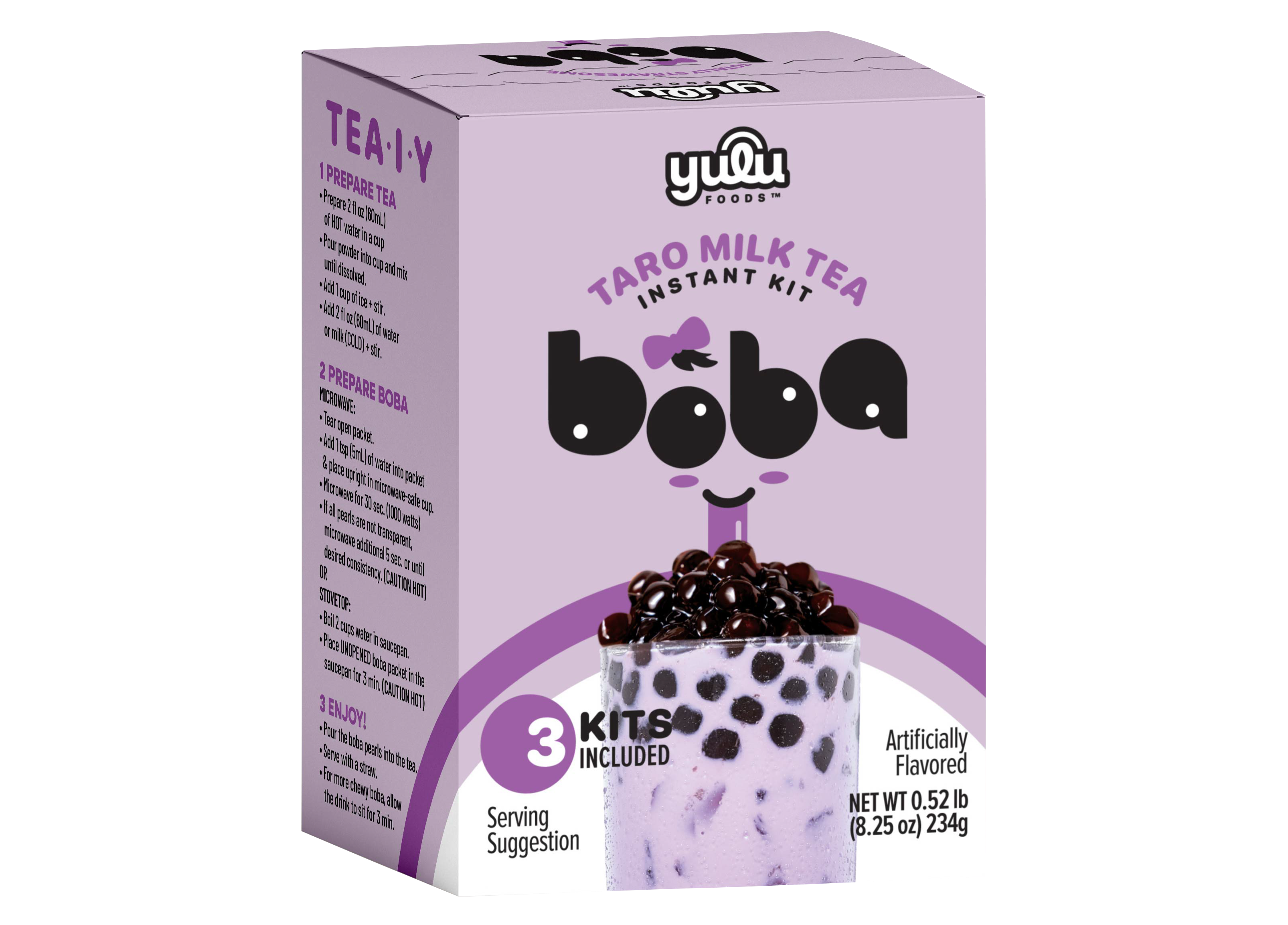 Taro Milk Tea Kit - Short Box
