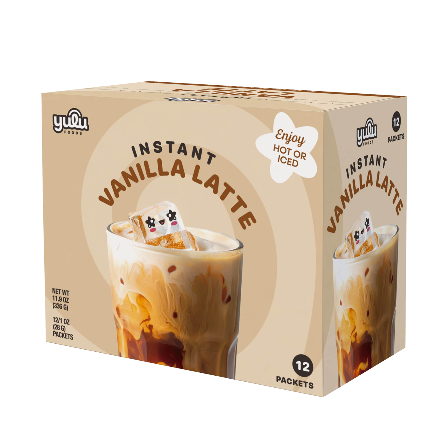 Yulu - Instant Vanilla Latte Mix - 12 Servings