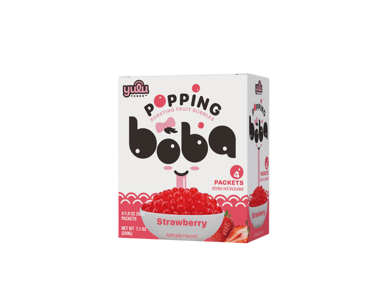Strawberry Popping Boba 4pk