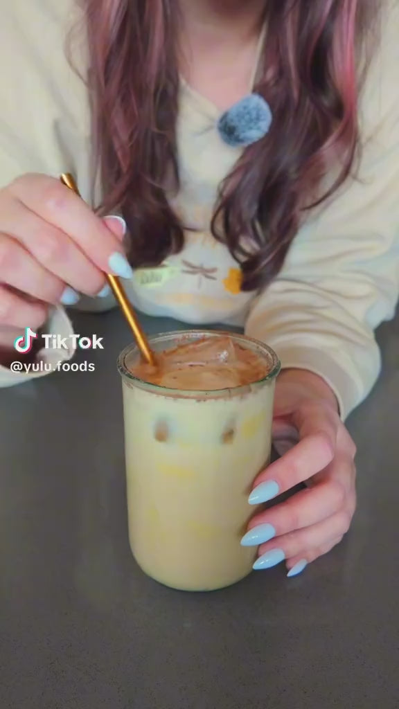 Salted maple vanilla latte 5